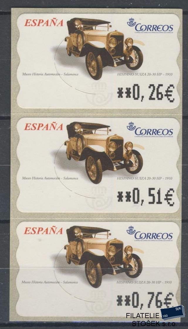 Španělsko známky Mi A 131 - 3 Páska