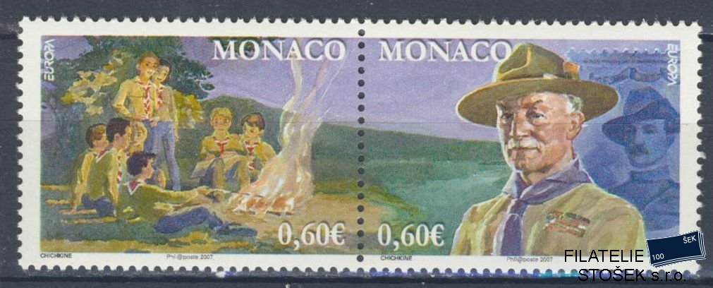 Monako známky Mi 2853-54
