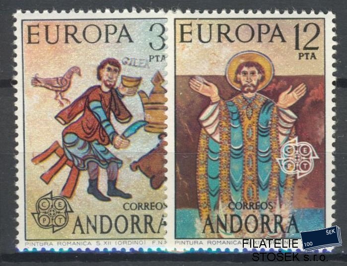 Španělská Andora známky Mi 96-97
