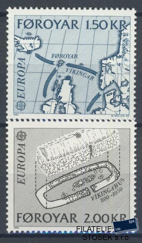 Faerské ostrovy známky Mi 70-71
