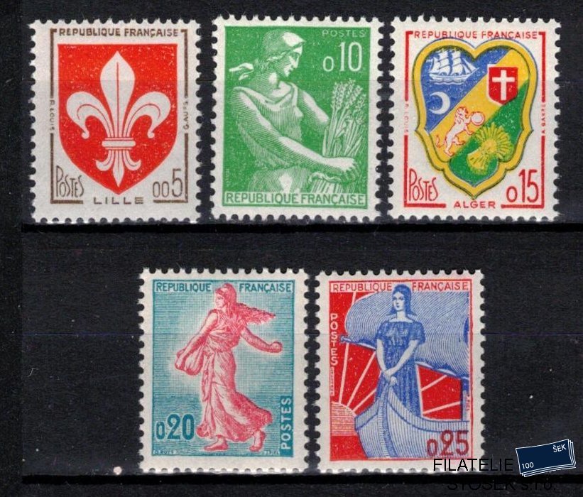 Francie známky Mi 1274-8