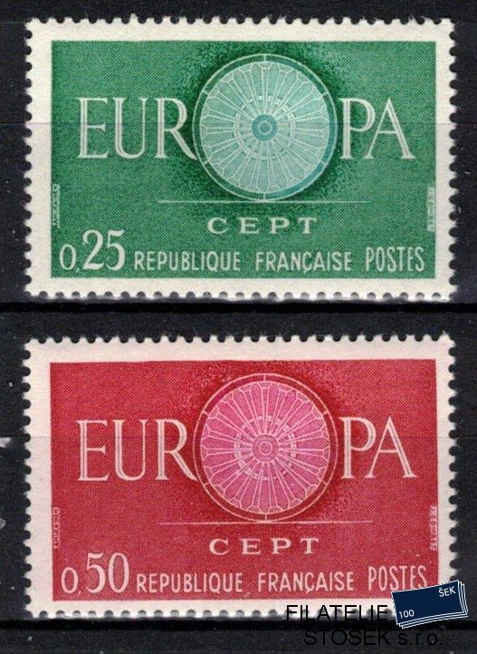 Francie známky Mi 1318-9