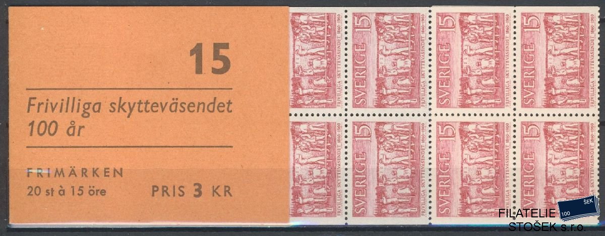 Švédsko známky Mi 459 Sešitek