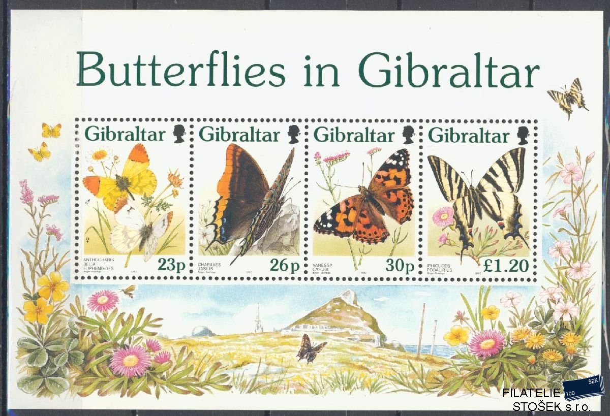 Gibraltar známky Mi Blok 28