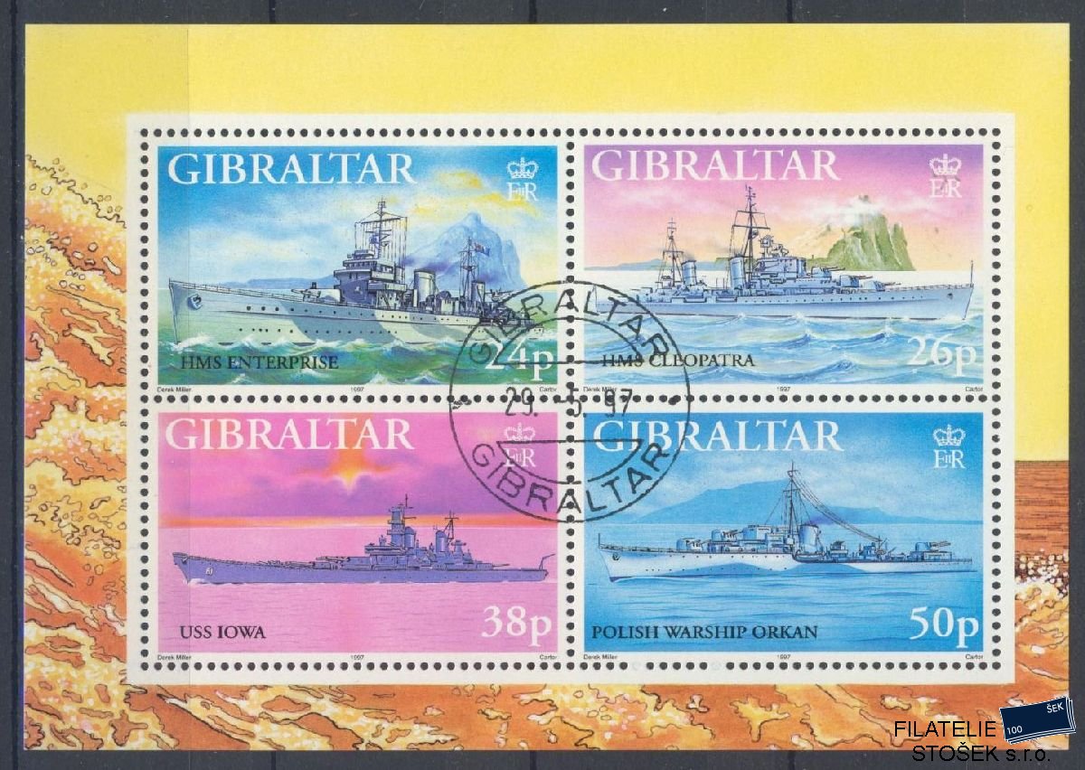 Gibraltar známky Mi Blok 29