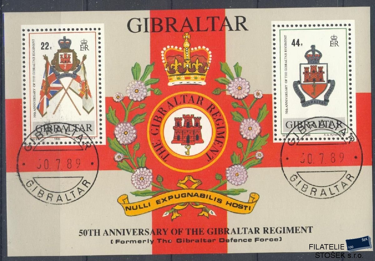 Gibraltar známky Mi Blok 12