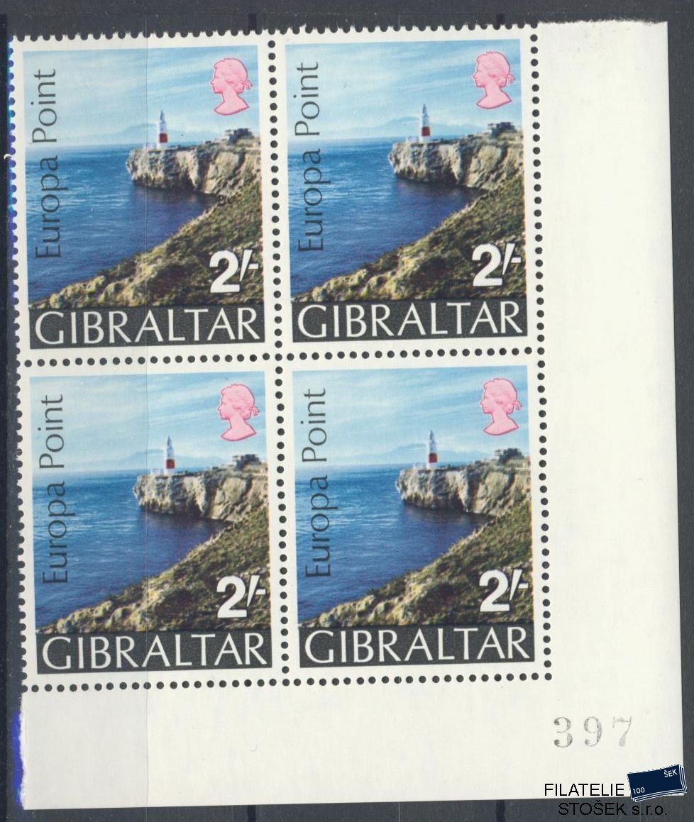Gibraltar známky Mi 236 4 Blok