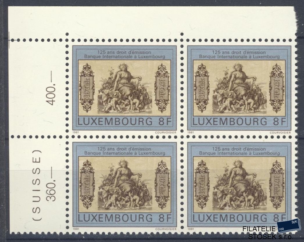Lucembursko známky Mi 1034 4 Blok