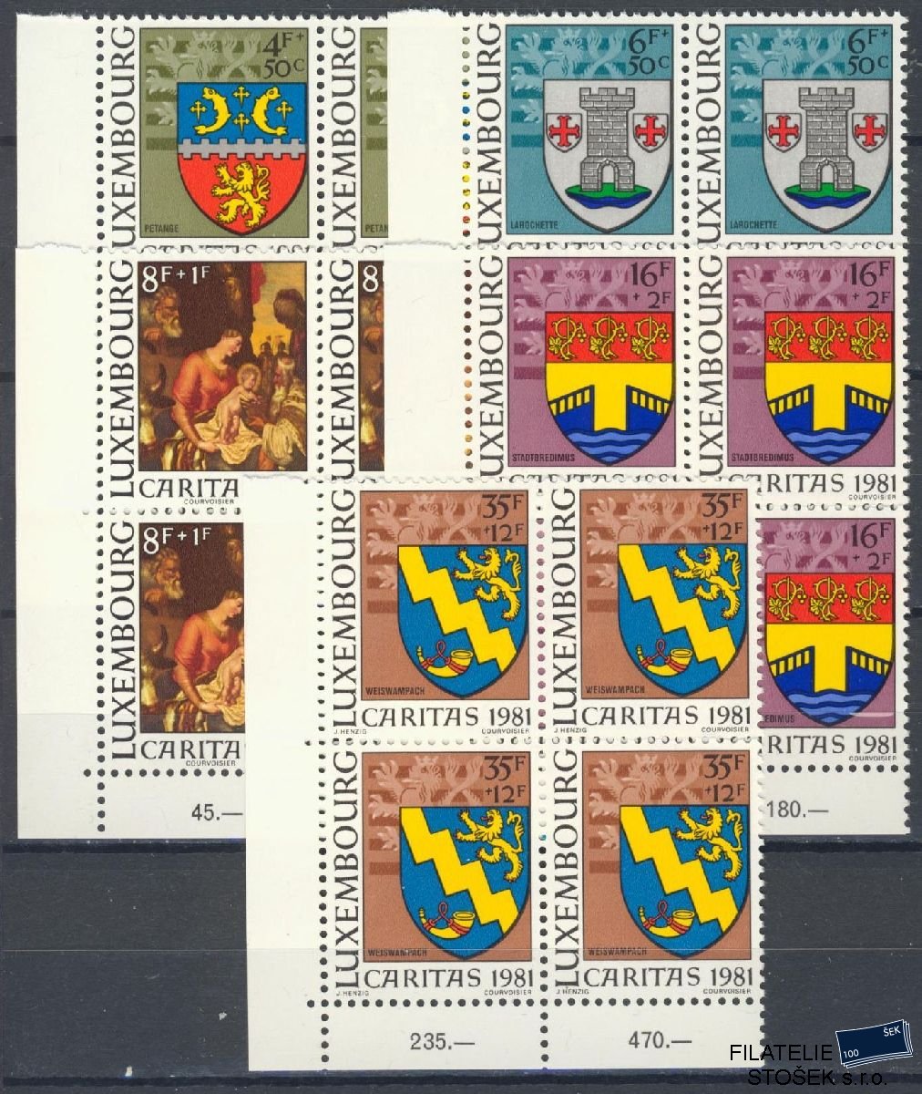 Lucembursko známky Mi 1041-45 4 Blok