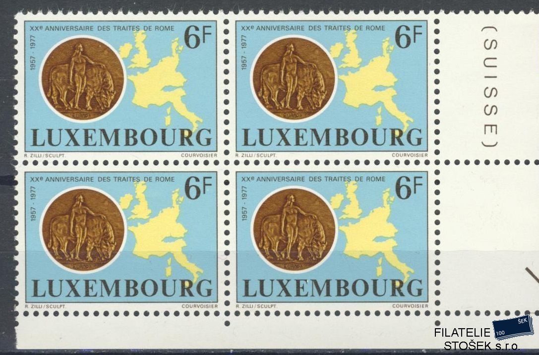 Lucembursko známky Mi 956 4 Blok