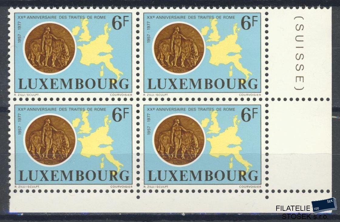 Lucembursko známky Mi 956 4 Blok