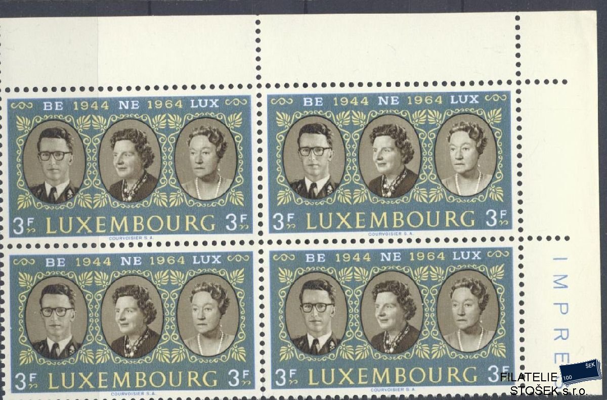 Lucembursko známky Mi 700 4 Blok