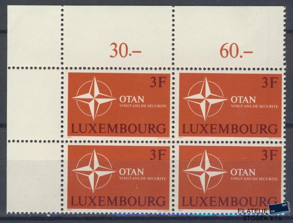 Lucembursko známky Mi 794 4 Blok