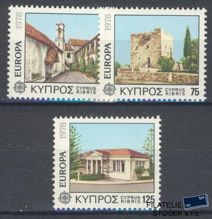 Kypr známky Mi 484-86