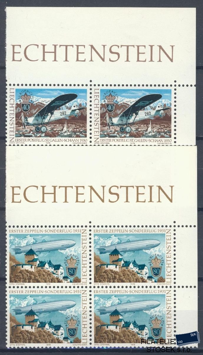 Liechtenstein známky Mi 723-24 4 Blok