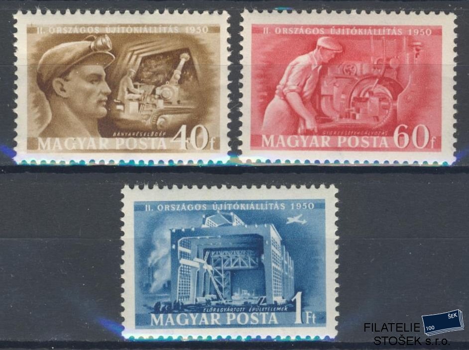 Maďarsko známky Mi 1117-19