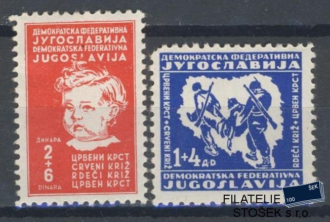 Jugoslávie známky Mi 459-60
