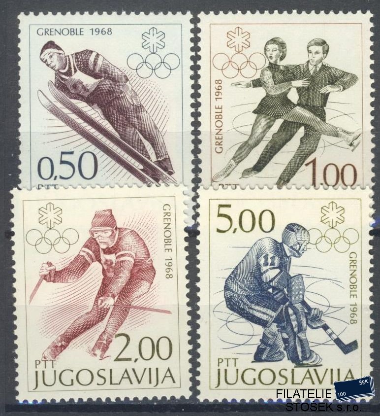 Jugoslávie známky Mi 1262-65