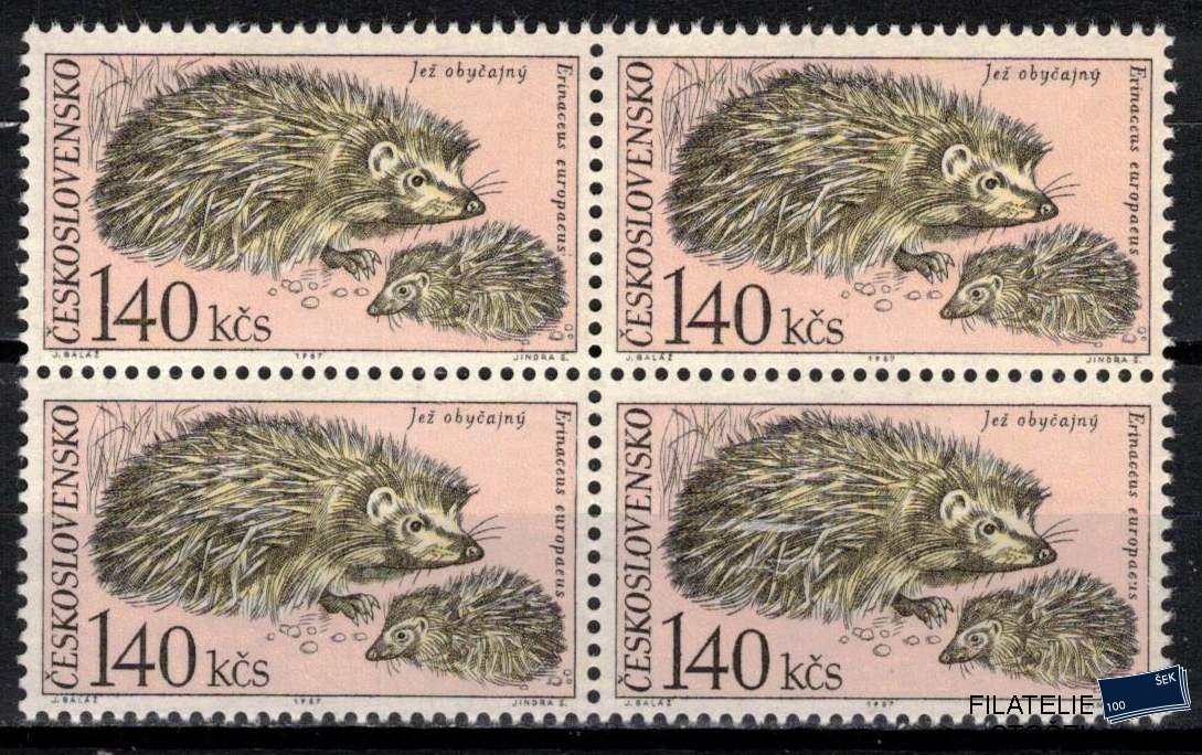 ČSSR známky 1641 Čtyřblok