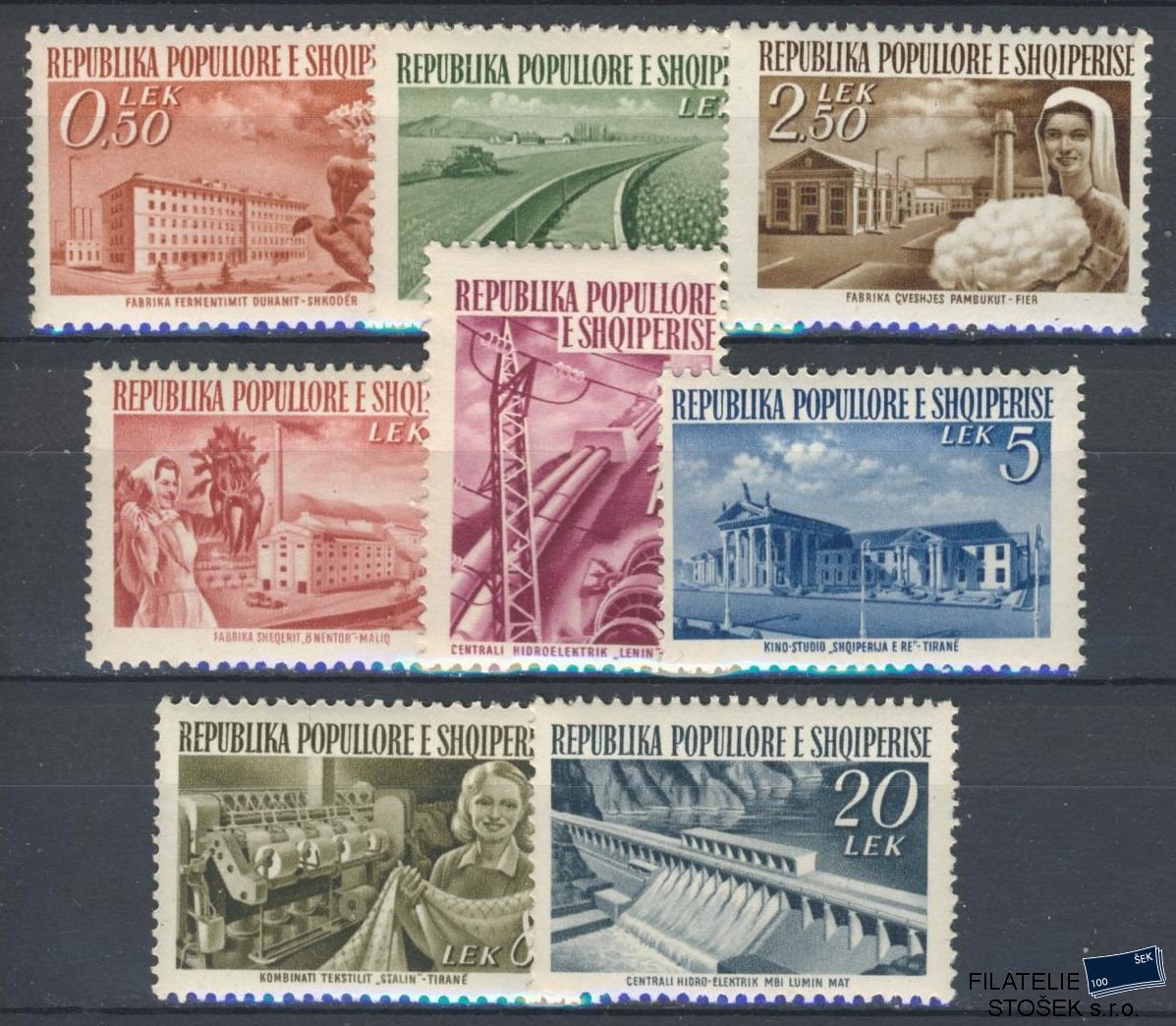 Albánie známky Mi 525-32