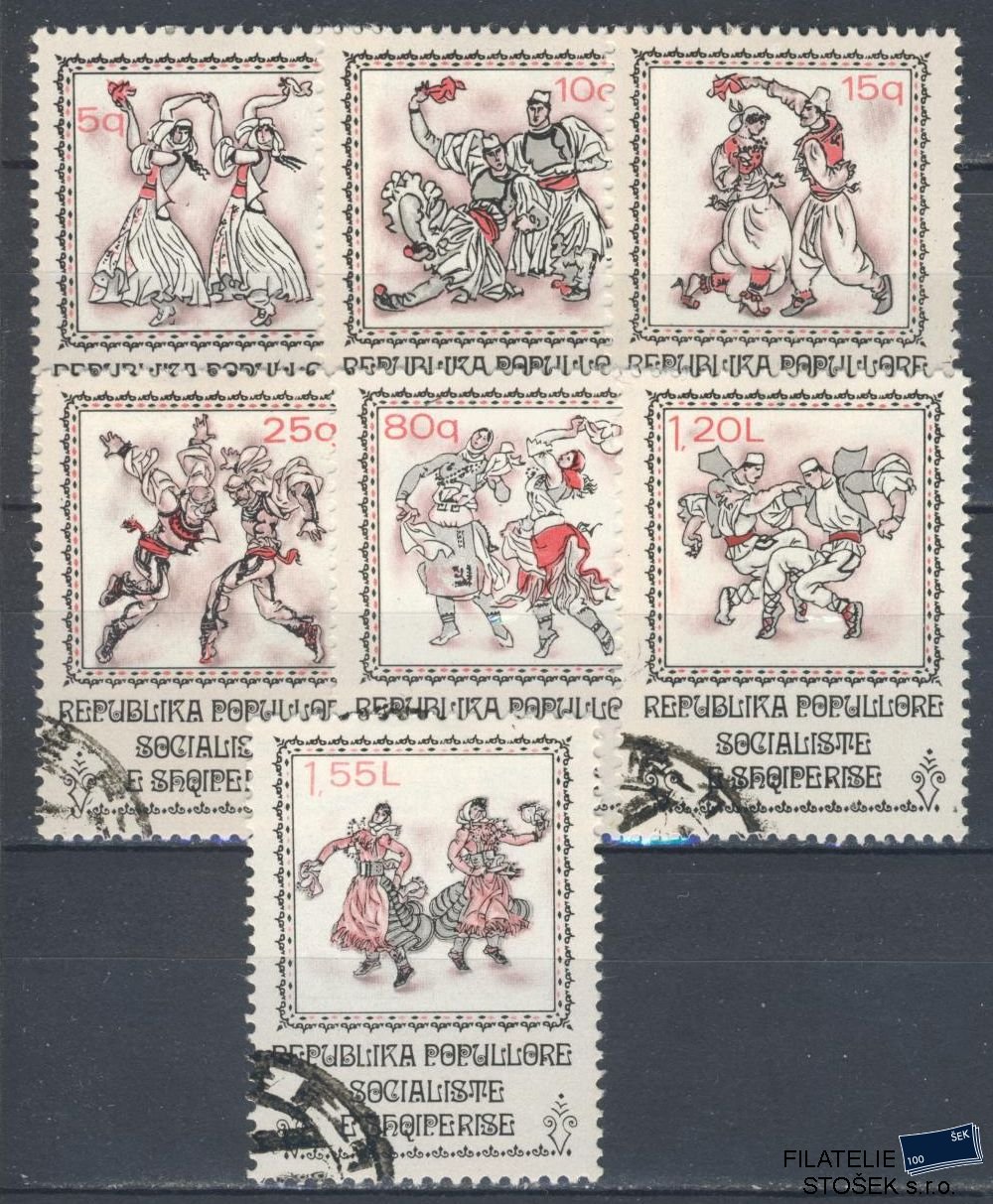 Albánie známky Mi 1918-24
