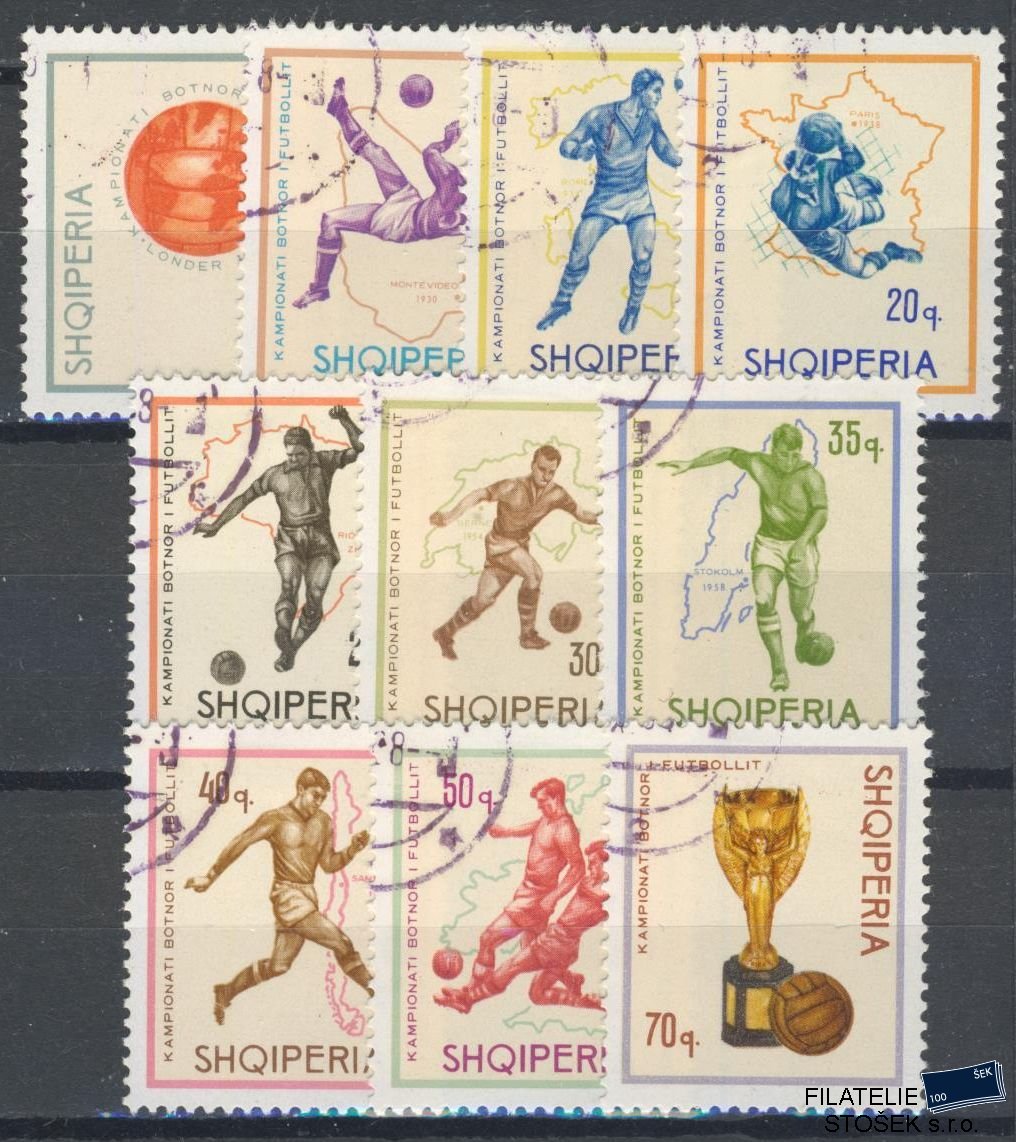 Albánie známky Mi 1036-45