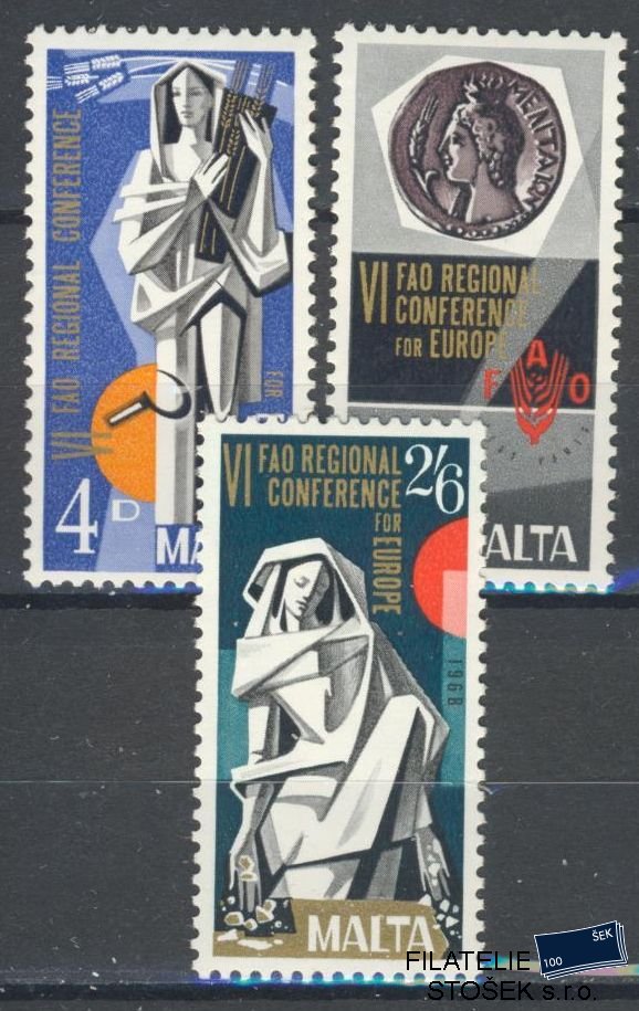 Malta známky Mi 383-85