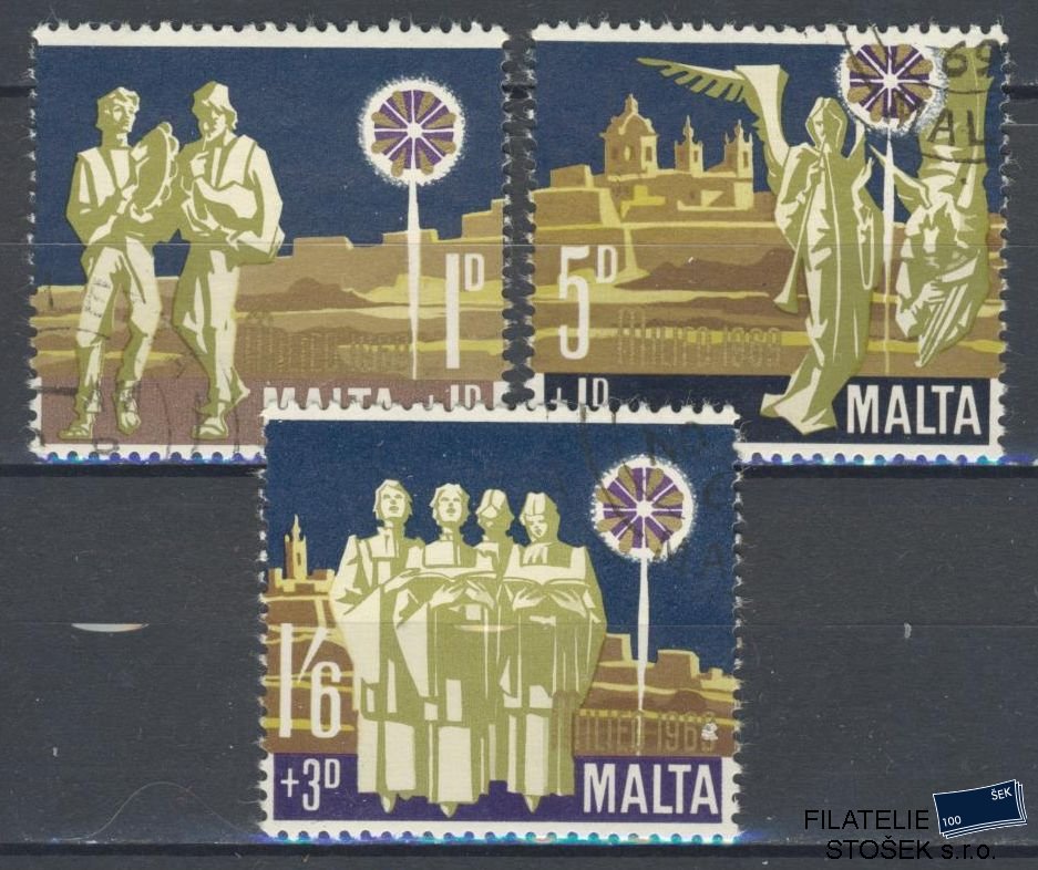 Malta známky Mi 398-400