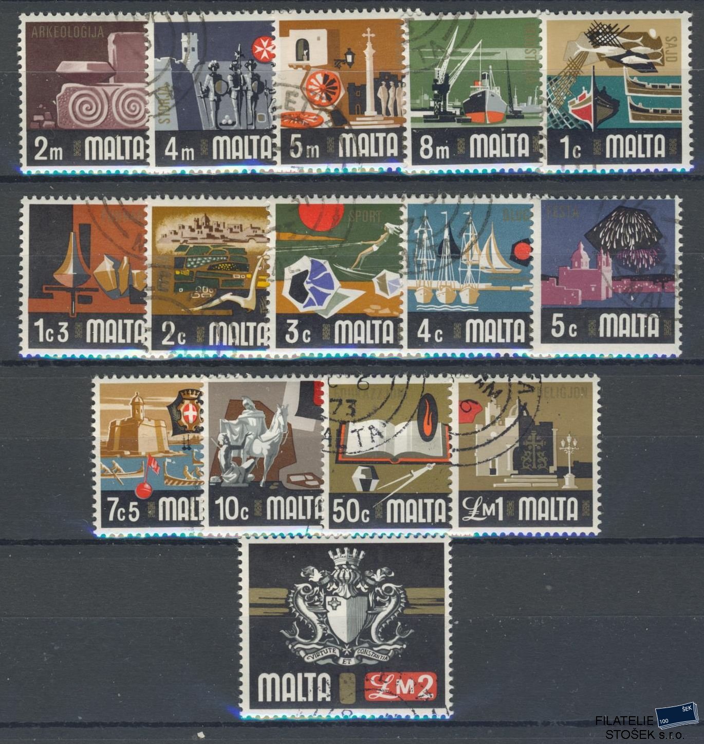 Malta známky Mi 457-71