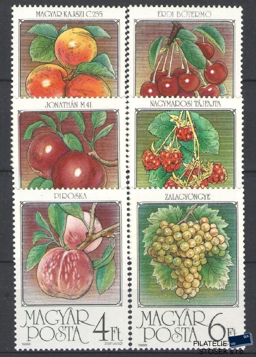 Maďarsko známky Mi 3848-53