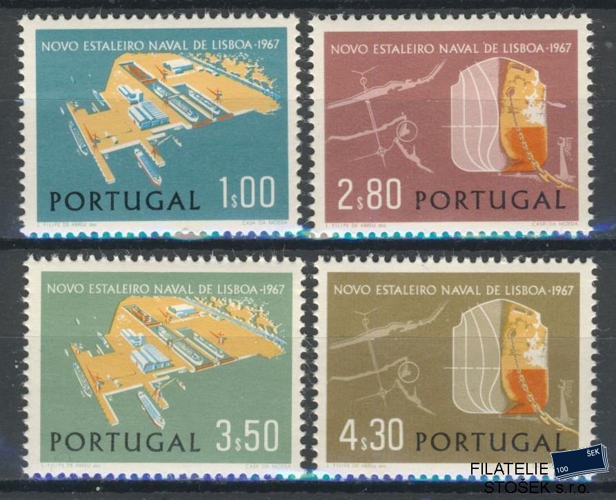 Portugalsko známky Mi 1036-39