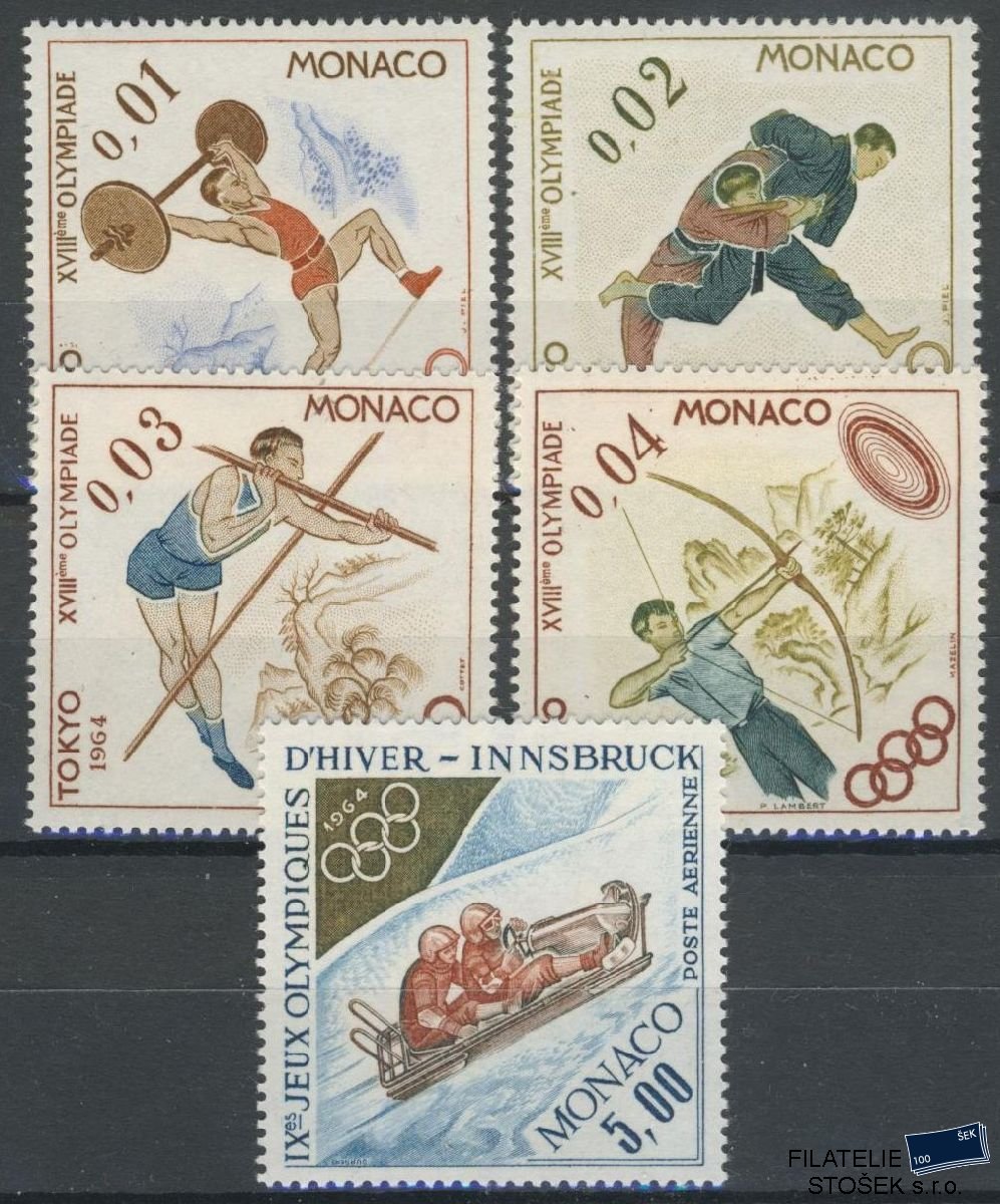 Monako známky Mi 784-88