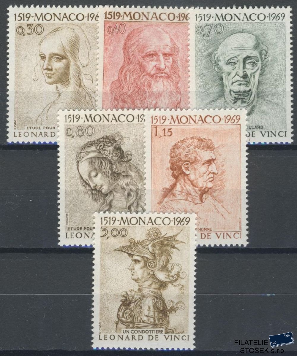 Monako známky Mi 948-53