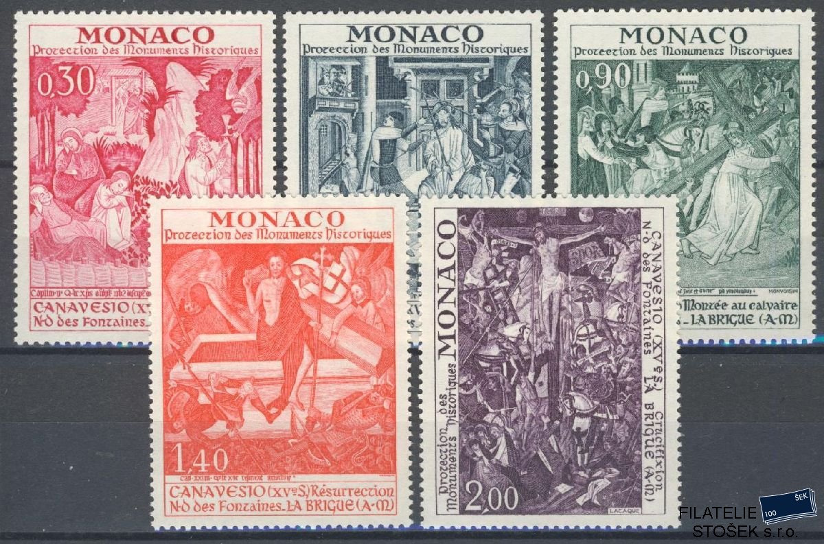 Monako známky Mi 1061-65