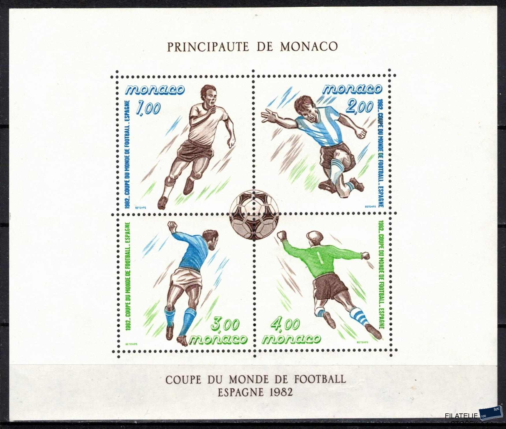 Monako známky Mi 1539-42 - Bl.20