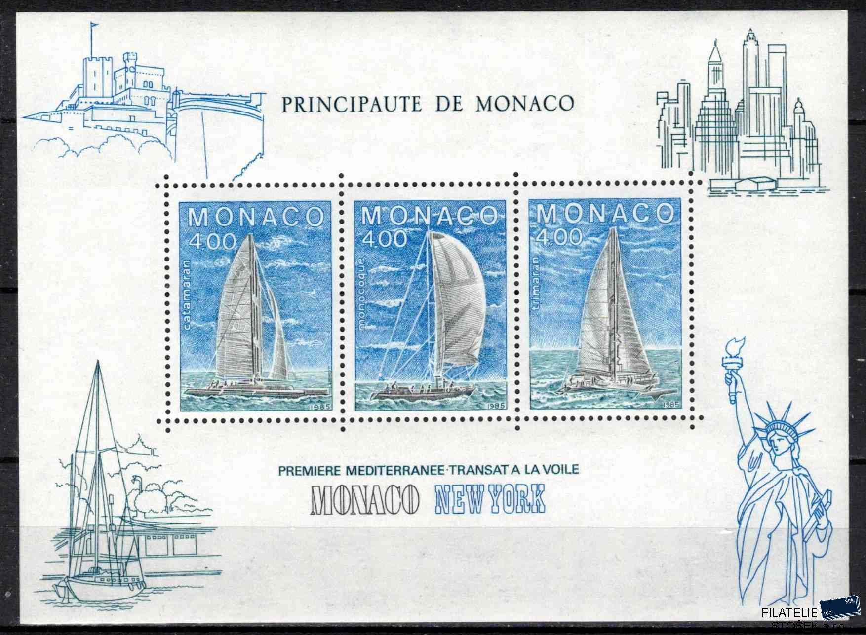 Monako známky Mi 1709-11 - Bl.30