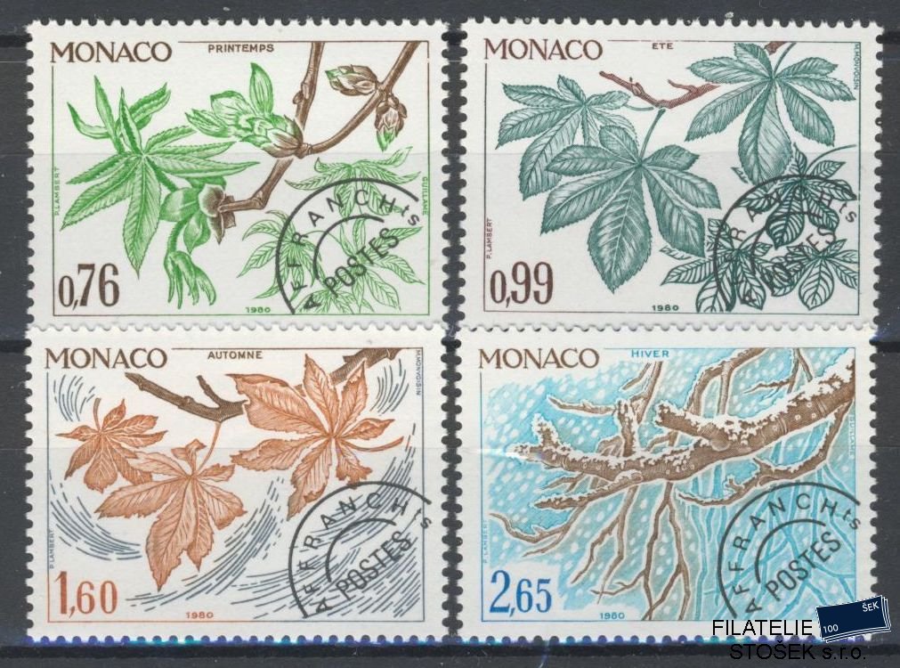 Monako známky Mi 1410-13