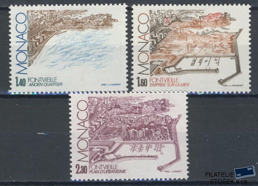 Monako známky Mi 1528-30
