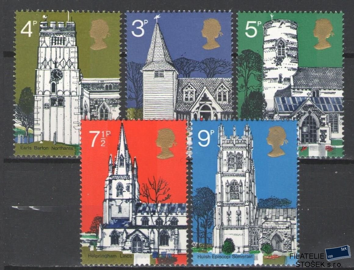 Anglie známky Mi 597-601