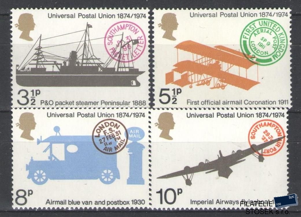 Anglie známky Mi 650-53