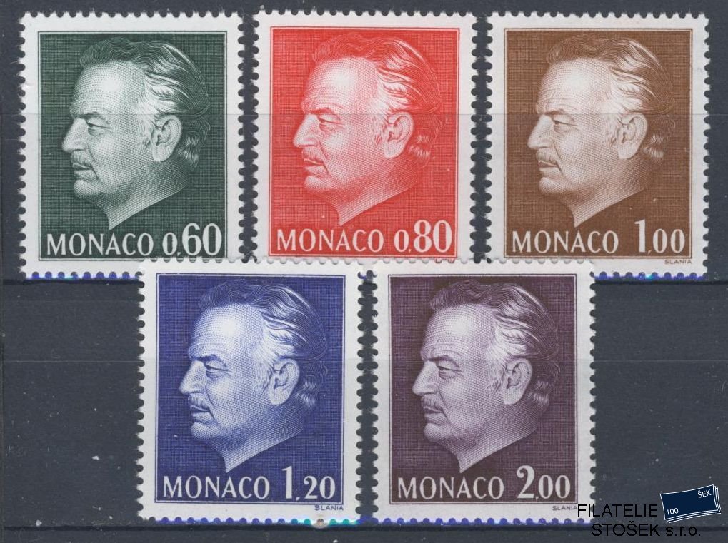 Monako známky Mi 1143-47
