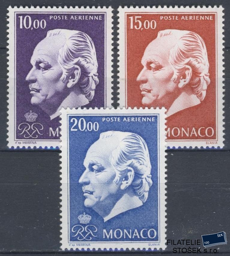 Monako známky Mi 1160-62