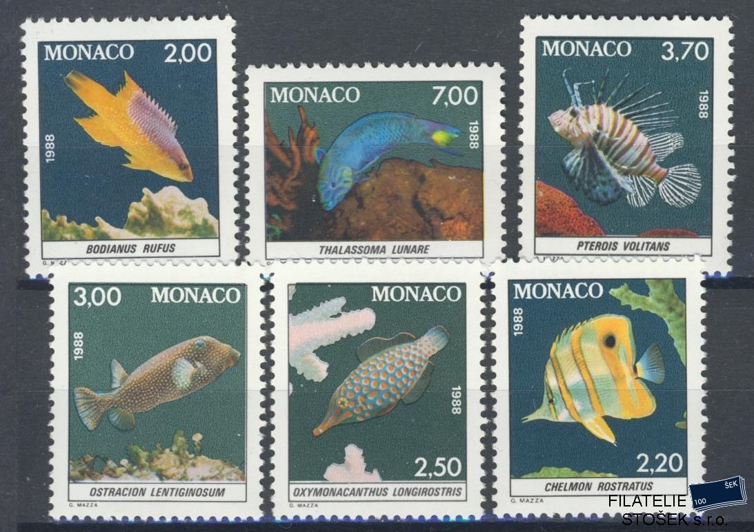 Monako známky Mi 1844-49