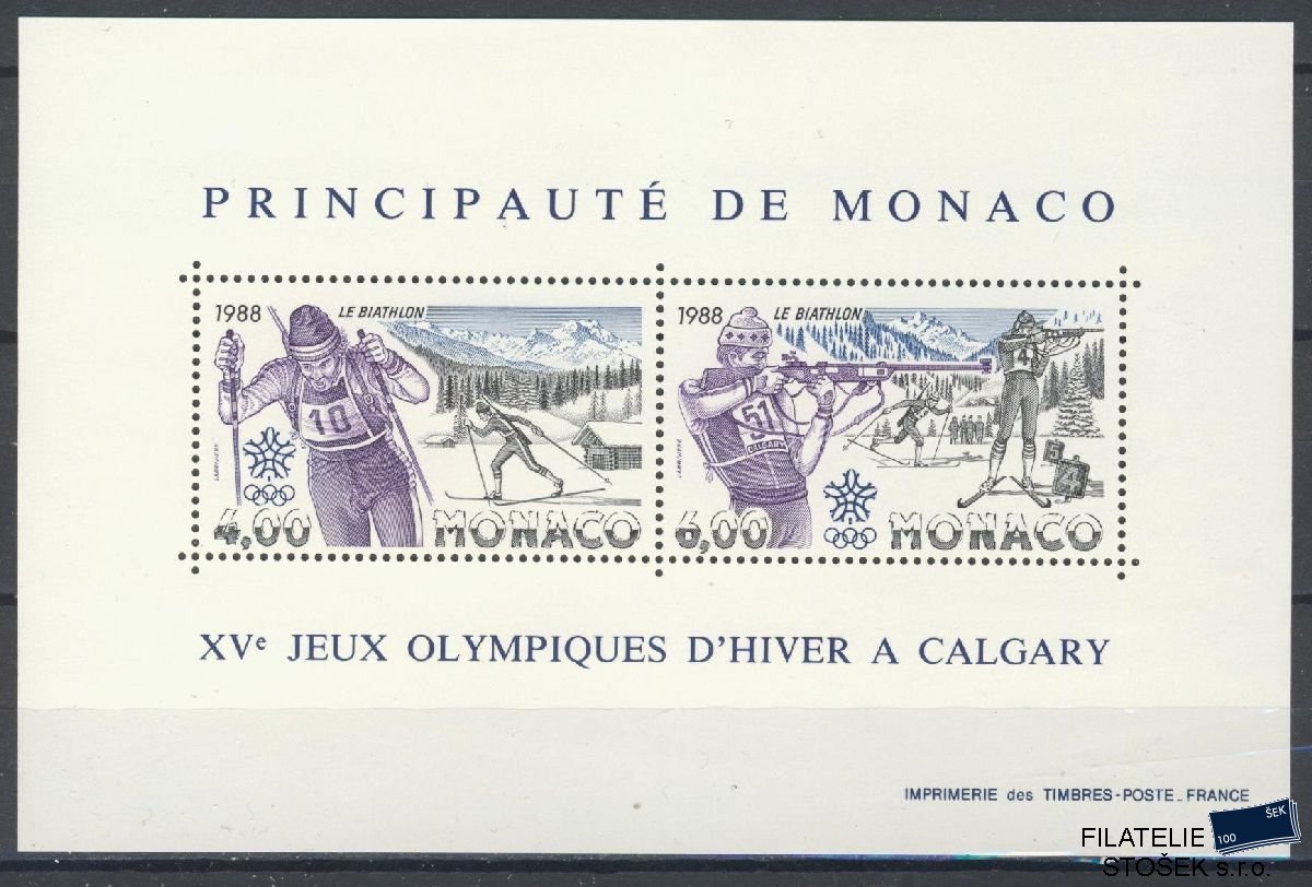 Monako známky Mi Blok 38