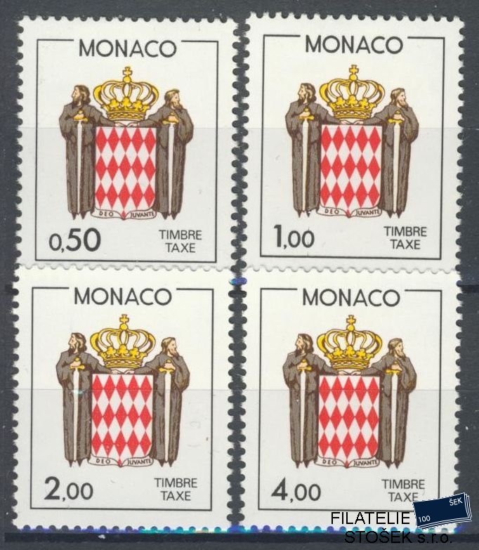 Monako známky Mi P 87-90