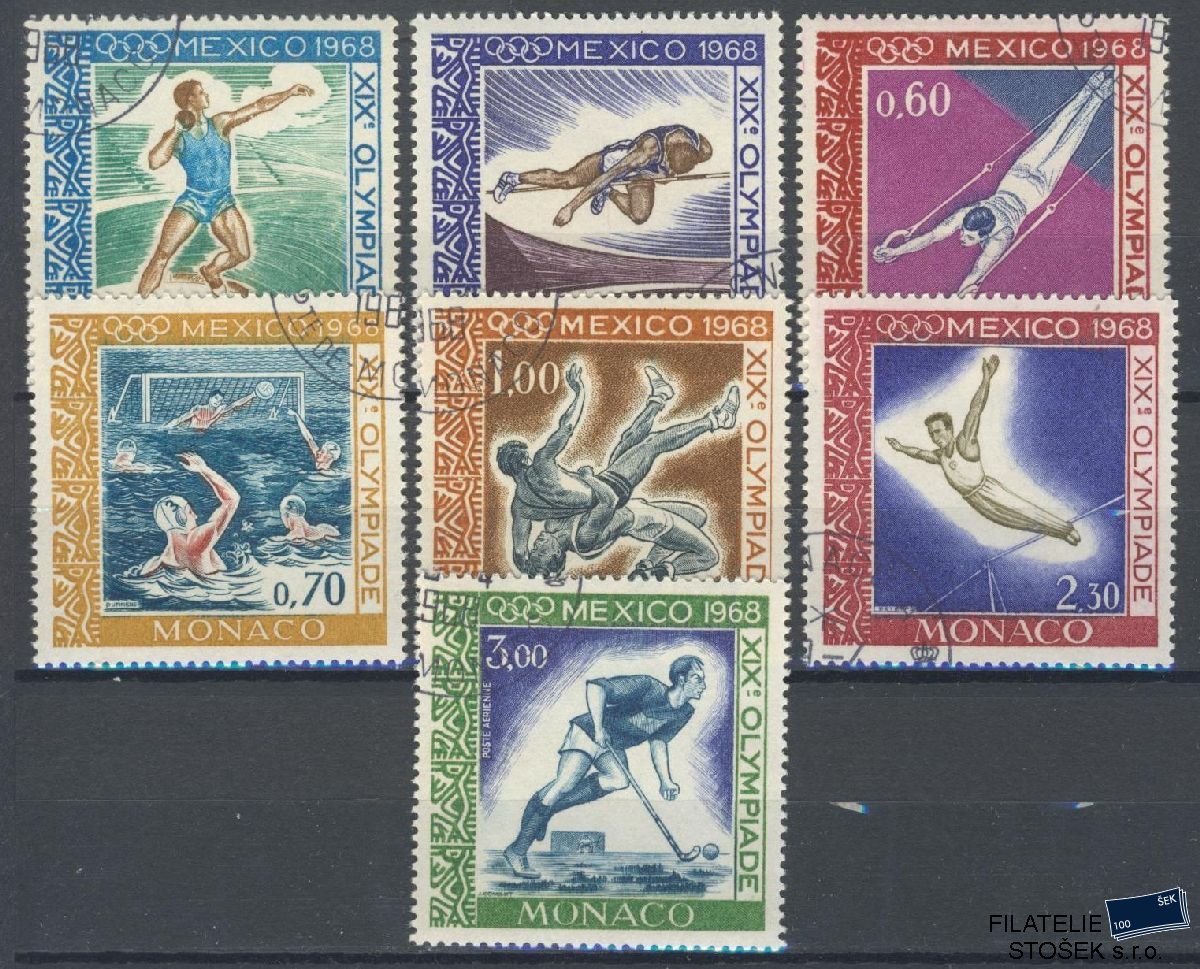 Monako známky Mi 882-88