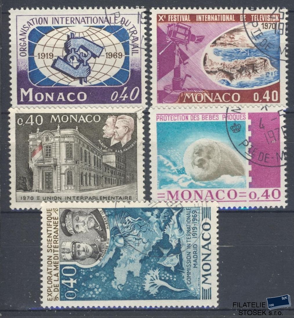 Monako známky Mi 954-59 - Sestava