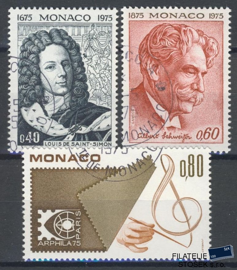 Monako známky Mi 1174-76 - Sestava
