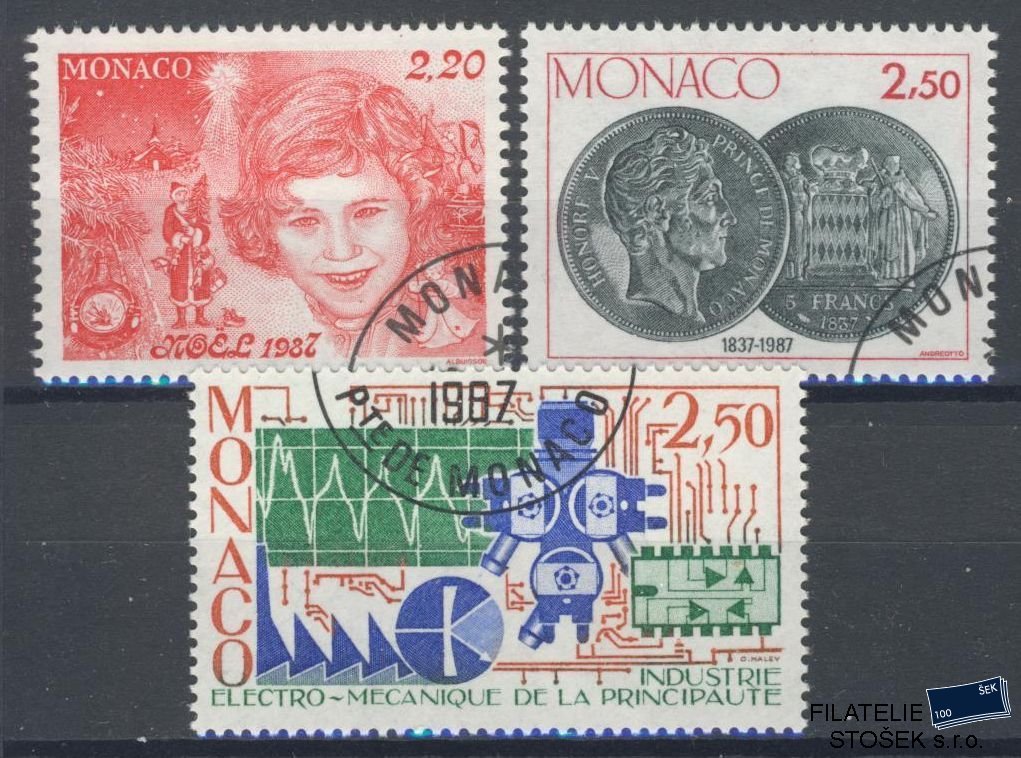 Monako známky Mi 1828-30 - Sestava
