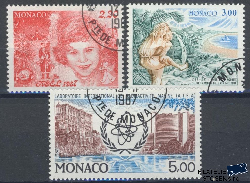 Monako známky Mi 1828-34 - Sestava